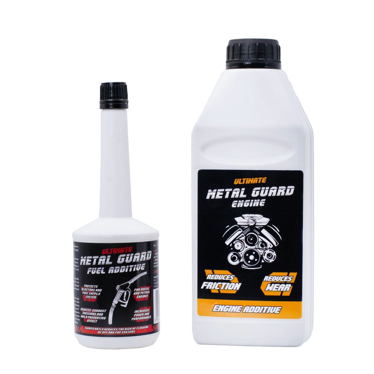 METAL GUARD Engine Oil Additive 1L + FREE Fuel Additive