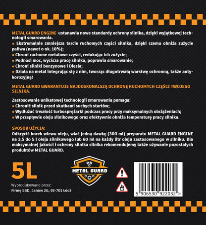 METAL GUARD Engine Oil Additive 5L