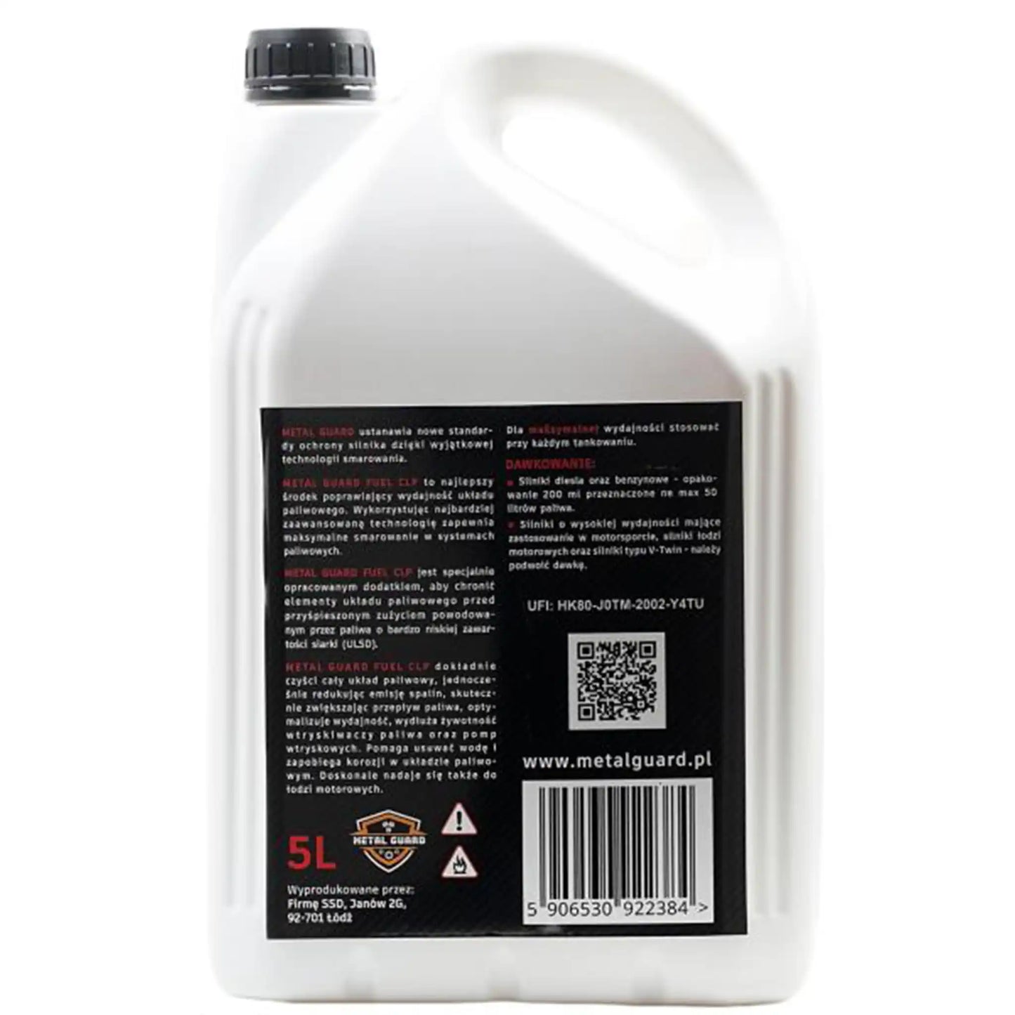 METAL GUARD Fuel Additive System Enhancer 5L